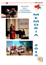 Portada de la memoria de actividades de ASIEM del año 2015