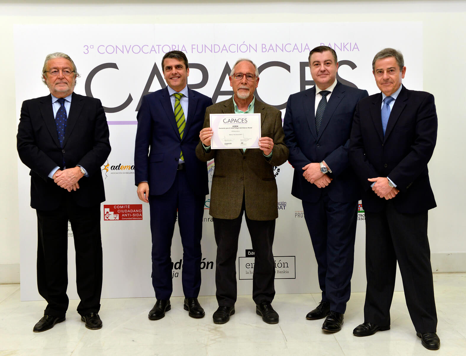 ASIEM recoge la ayuda de la 3ª Convocatoria Fundación Bancaja – Bankia CAPACES