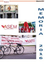 Portada Memoria de Actividades de ASIEM del año 2016