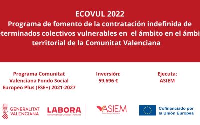 ECOVUL 2022: Fomento de empleo en salud mental