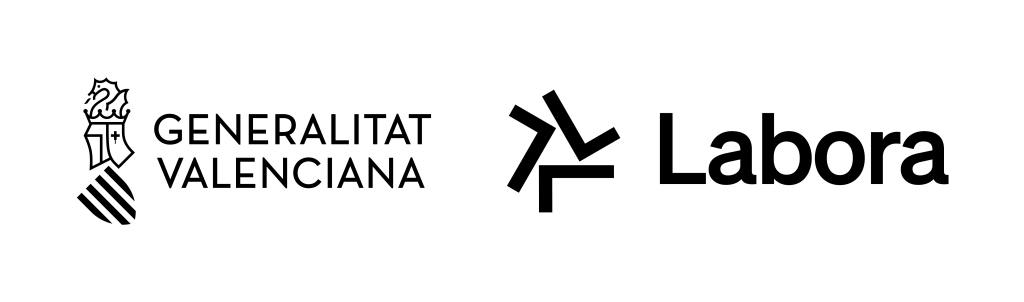 Logo GVA Labora negro